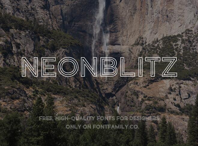 Neonblitz Font