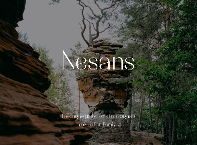 Nesans Font