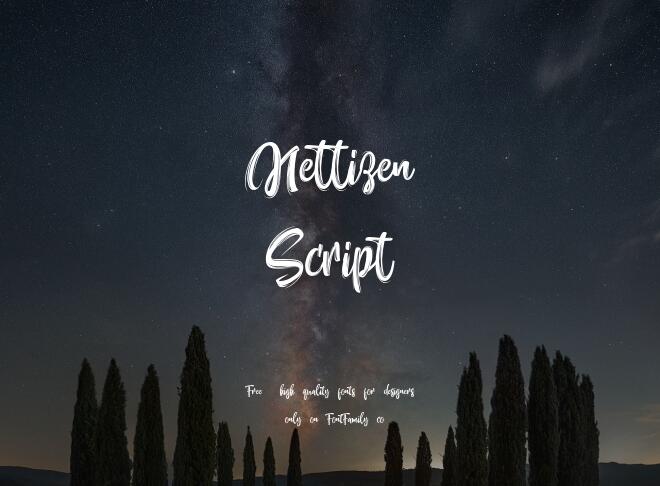 Nettizen Script Font