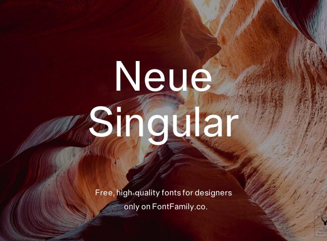 Neue Singular Font