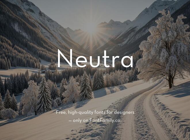 Neutra Font