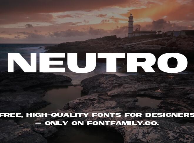 Neutro Font