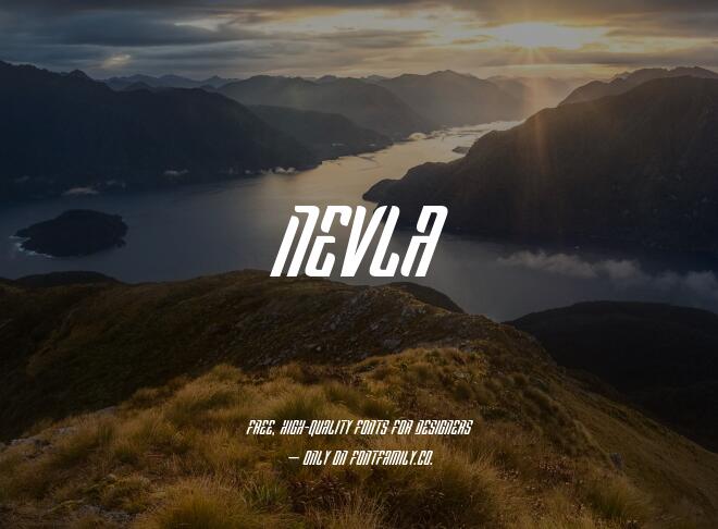 Nevla Font