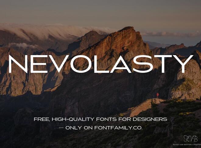 Nevolasty Font