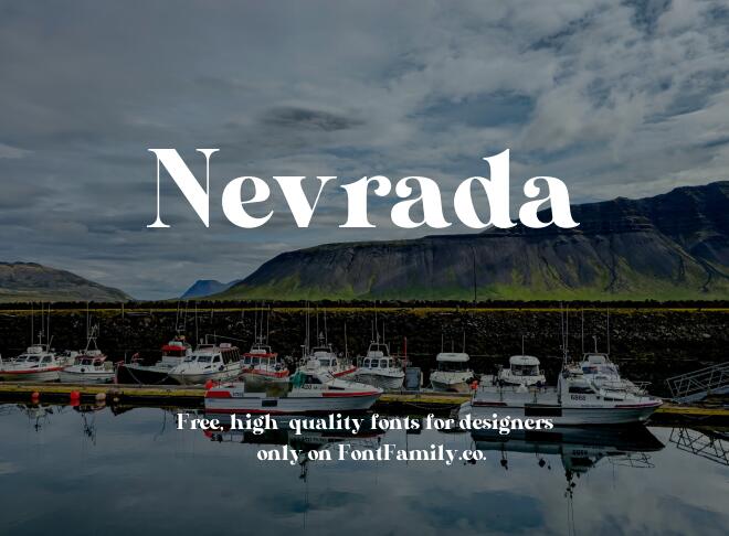 Nevrada Font
