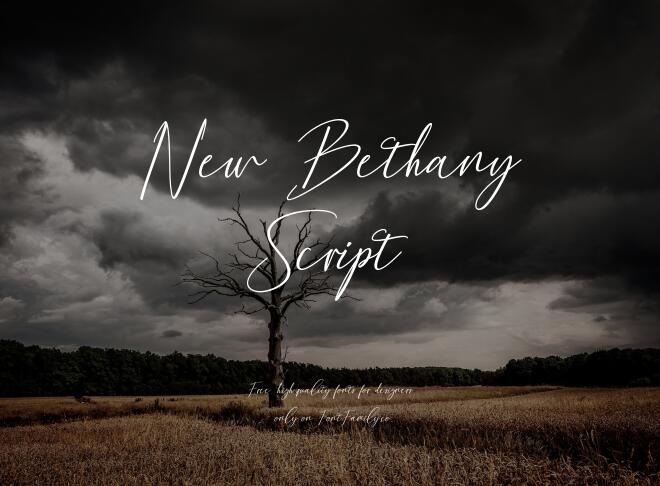 New Bethany Script Font