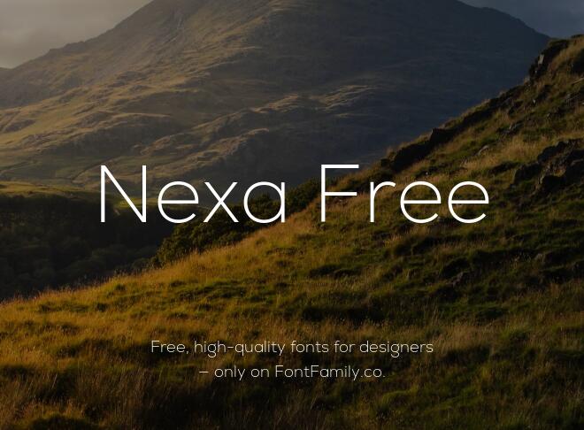 Nexa Free Font
