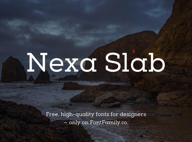 Nexa Slab Font