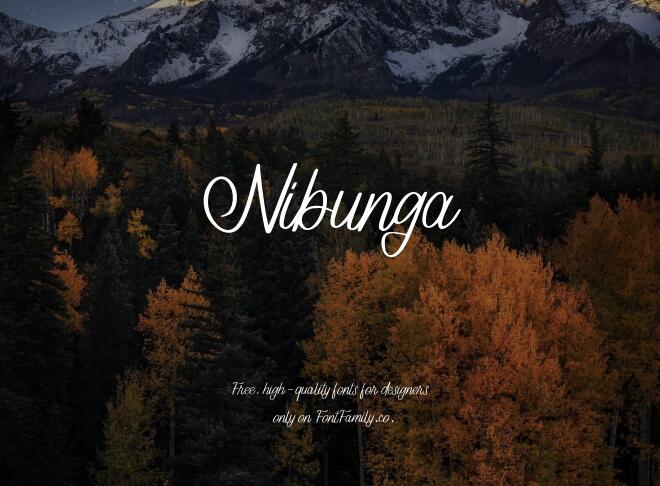Nibunga Font