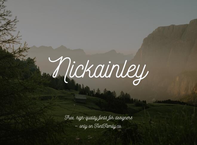Nickainley Font