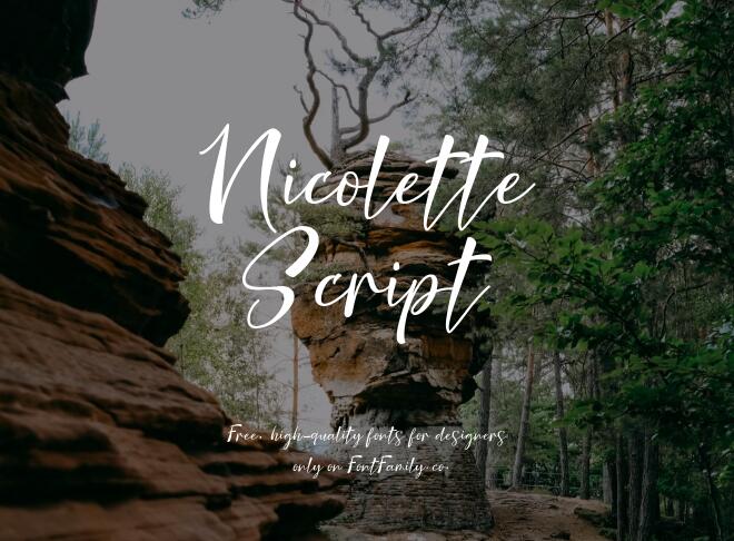 Nicolette Script Font