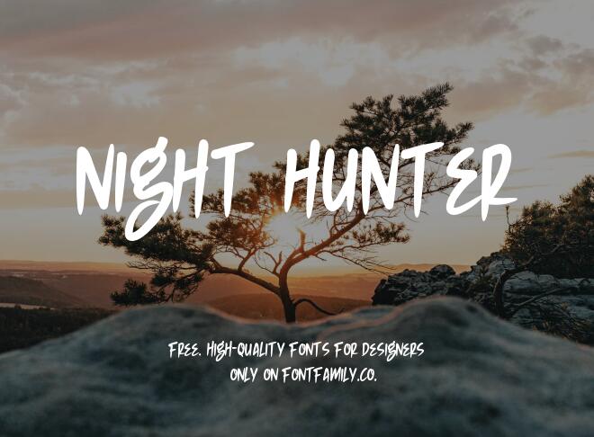 Night Hunter Font