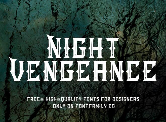 Night Vengeance Font