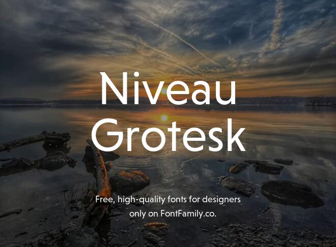 Niveau Grotesk Font