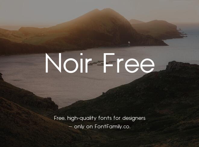 Noir Free Font