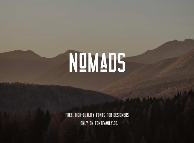 Nomads Font