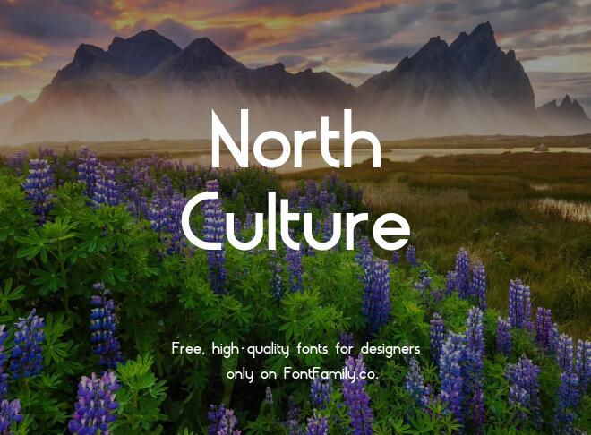 North Culture Font