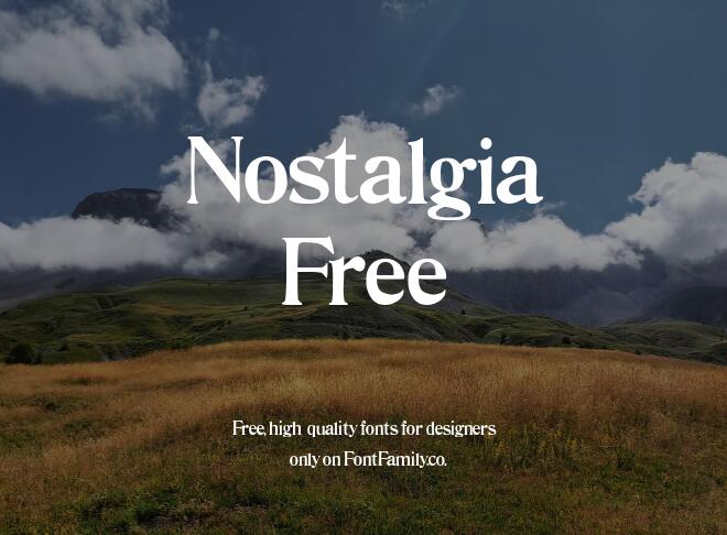 Nostalgia Free Font