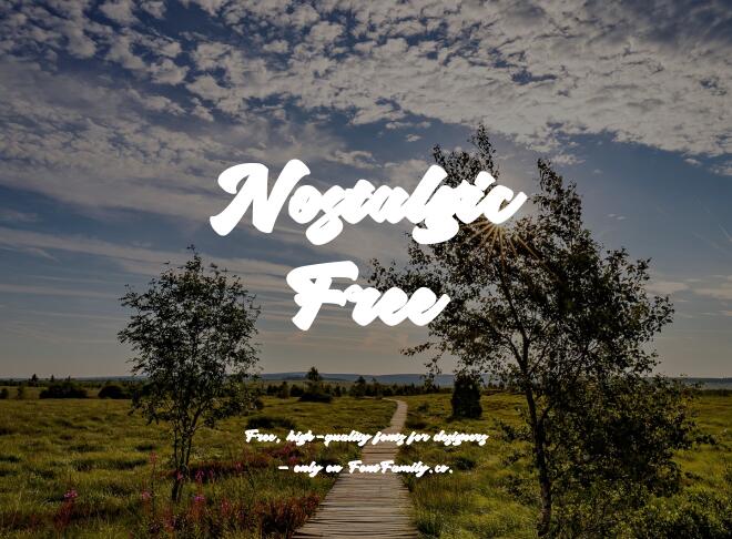 Nostalgic Free Font