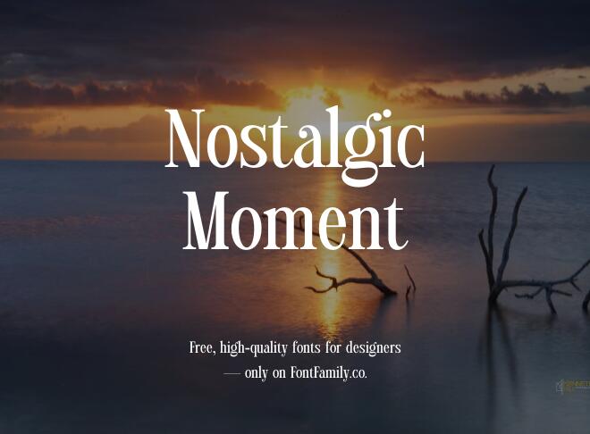 Nostalgic Moment Font