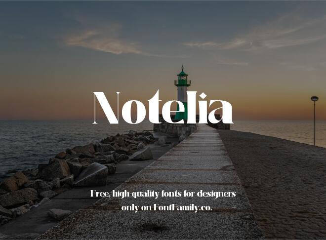 Notelia Font