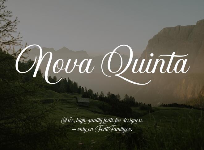 Nova Quinta Font