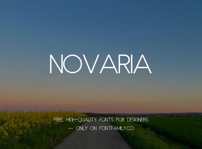 Novaria Font