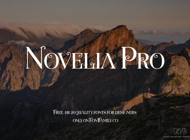 Novelia Pro Font