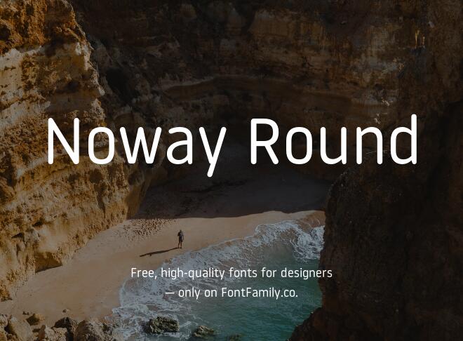 Noway Round Font