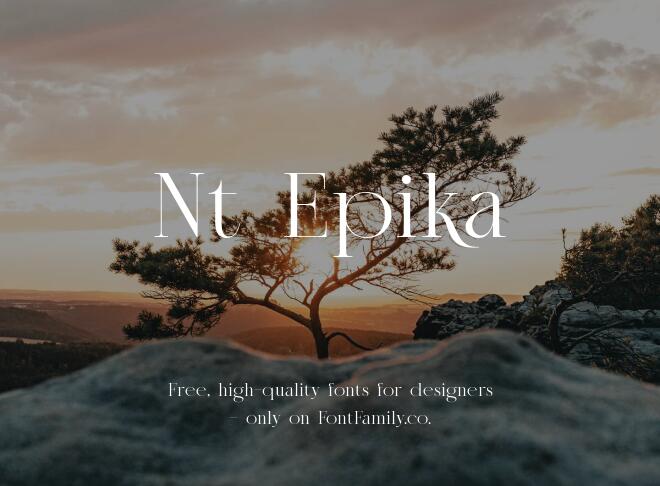 Nt Epika Font