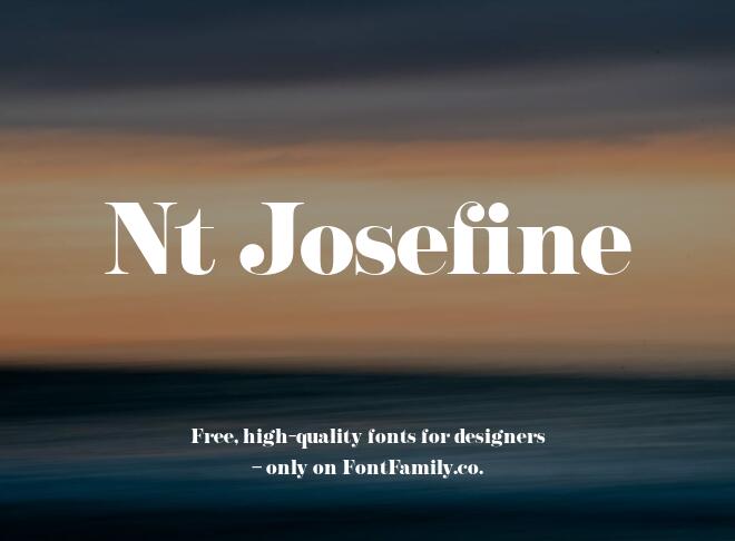 Nt Josefine Font