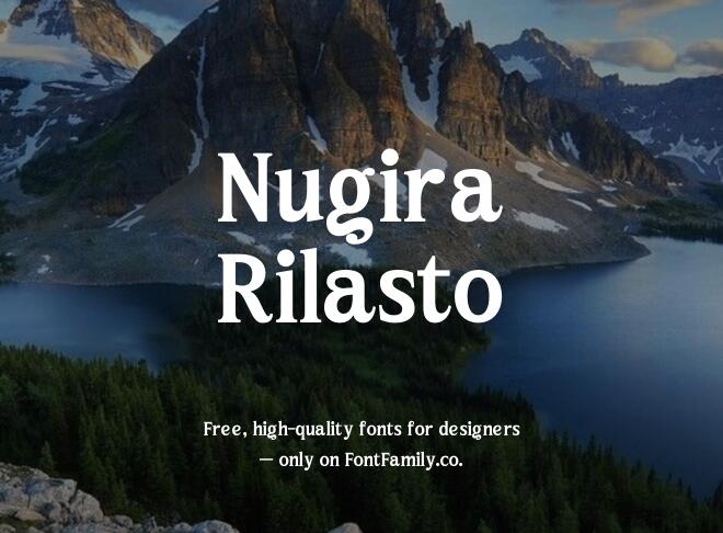 Nugira Rilasto Font