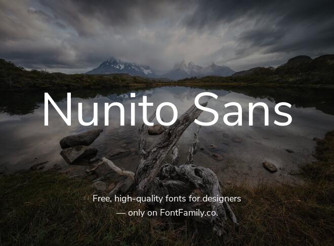 Nunito Sans Font