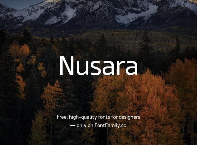 Nusara Font
