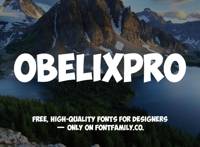 Obelixpro Font