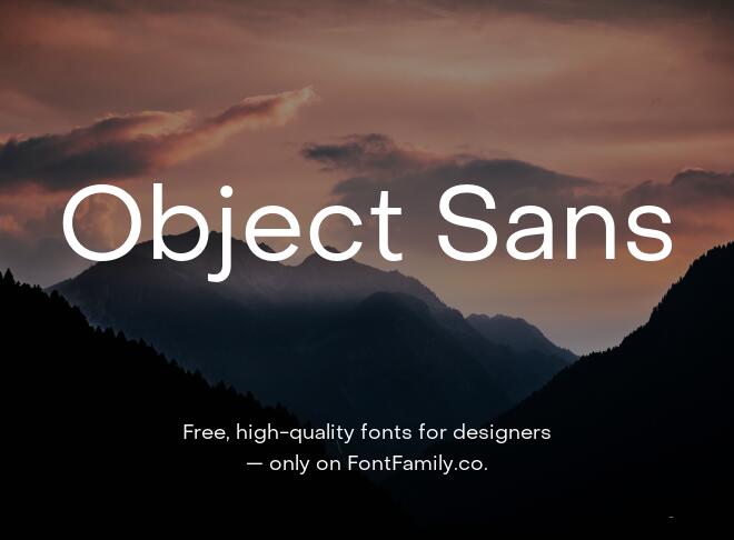 Object Sans Font