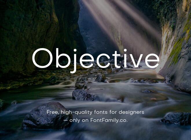 Objective Font