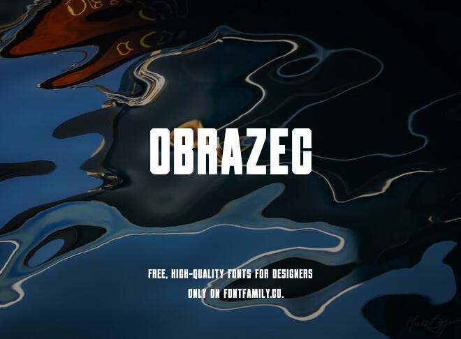 Obrazec Font