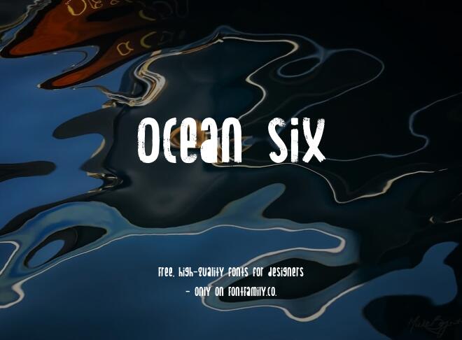 Ocean Six Font