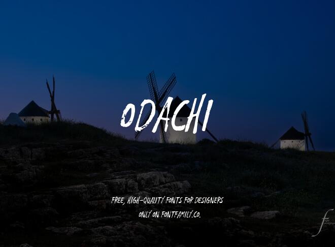 Odachi Font