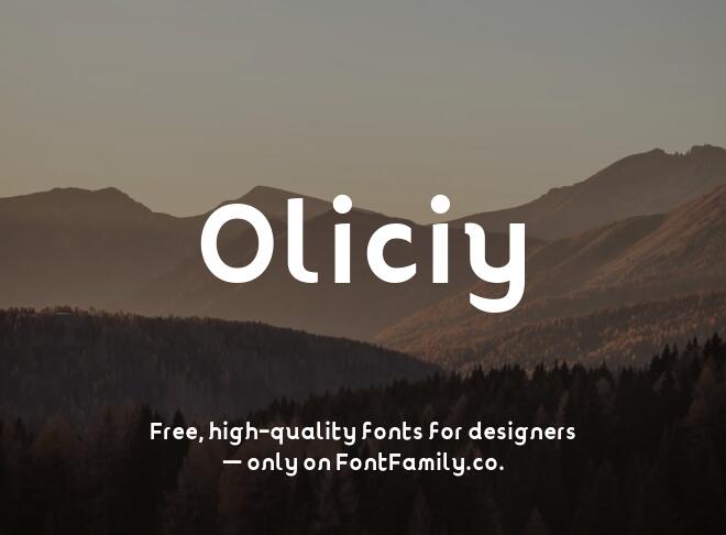 Oliciy Font