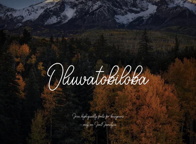 Oluwatobiloba Font