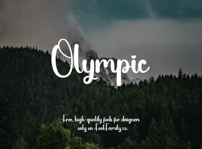 Olympic Font