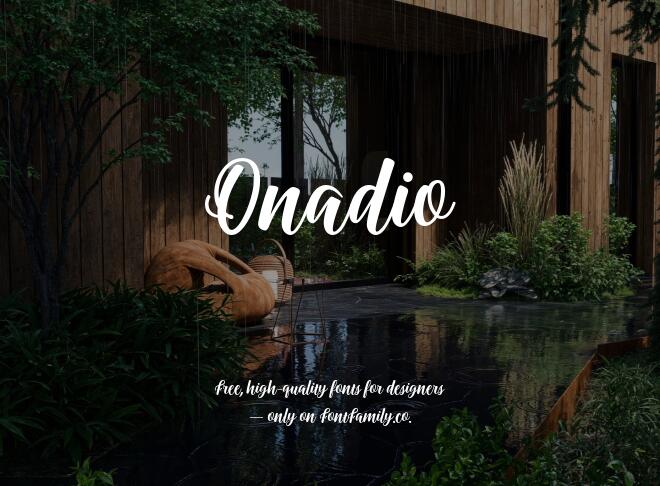 Onadio Font