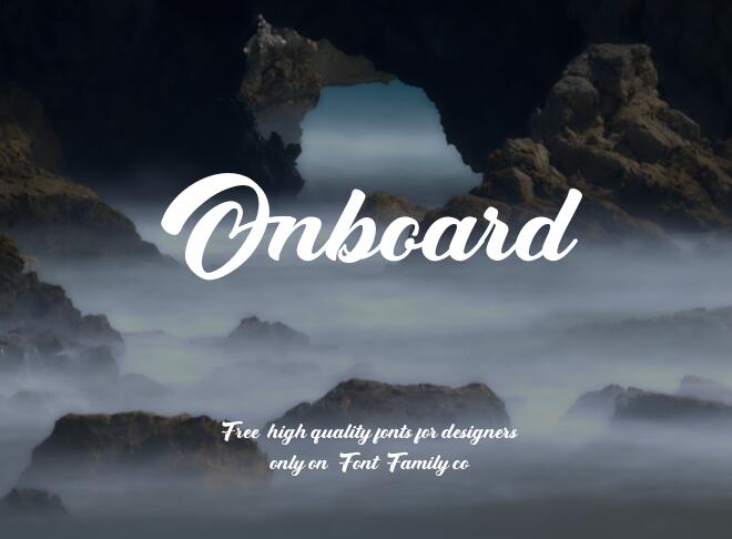 Onboard Font
