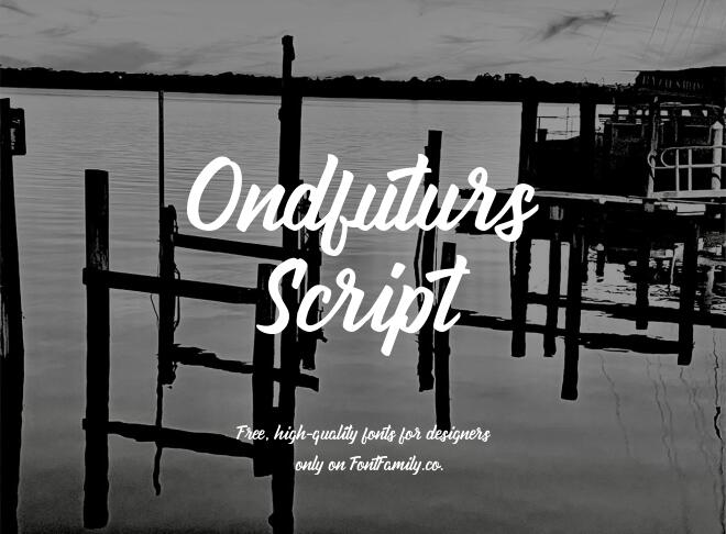 Ondfuturs Script Font
