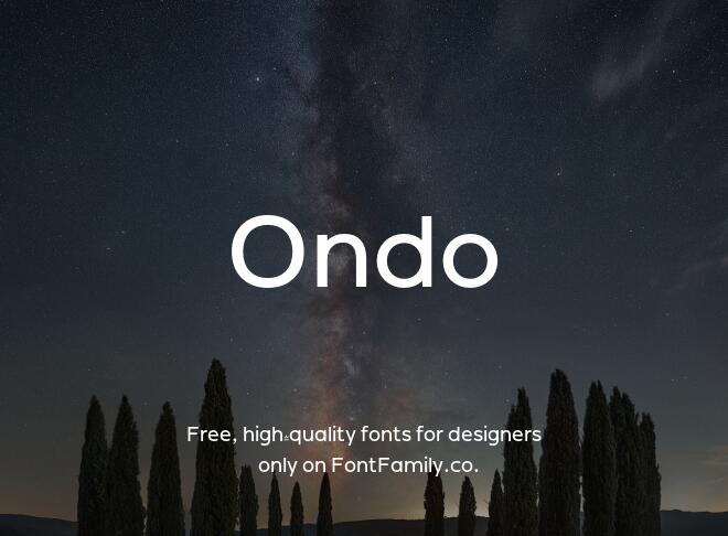 Ondo Font