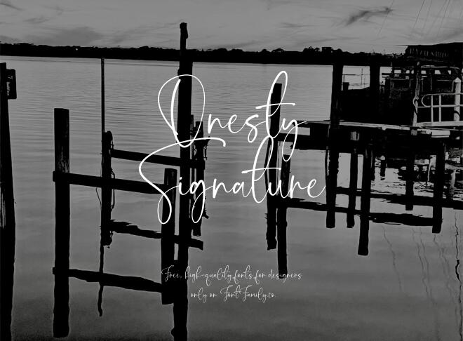 Onesty Signature Font