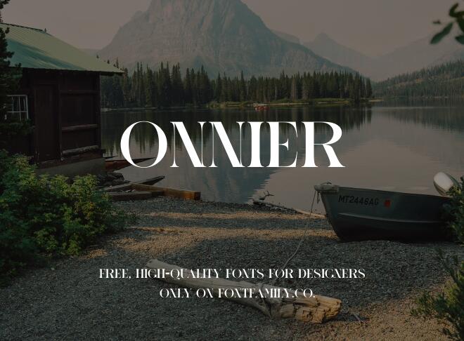 Onnier Font