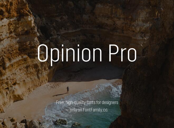 Opinion Pro Font